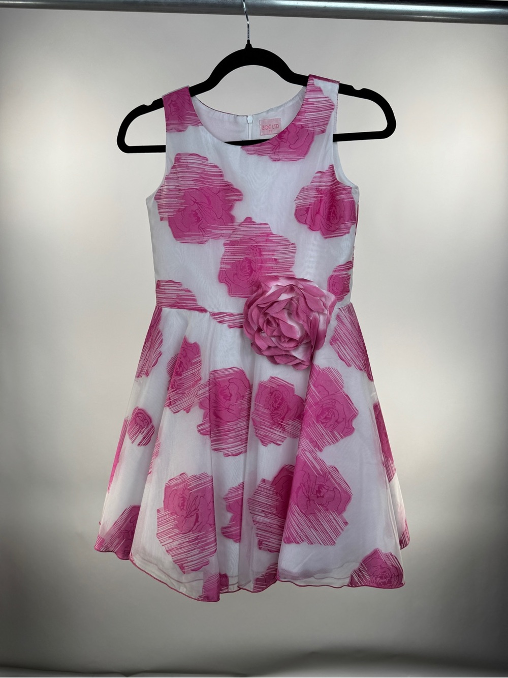 Zoe Ltd NWT Girls Rose Print Party Dress Size 12
